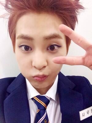 But with his cuteness, he still looks manly. So Xiuminnie, can I call ...